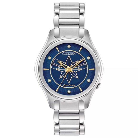 Citizen Women's Eco-Drive Captain Marvel Limited Edition Watch 37MM - Picture 1 of 7